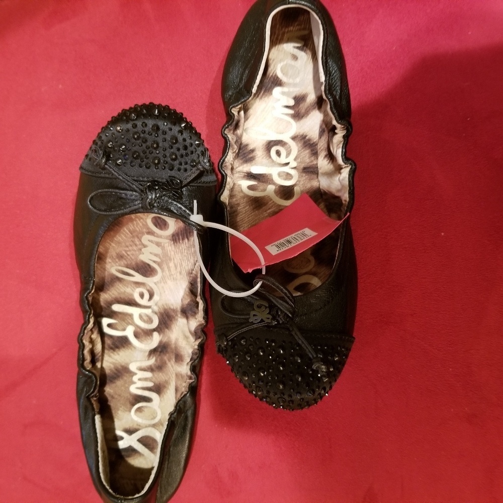 New! Sam Edelman Spiked Toe Ballet Flat